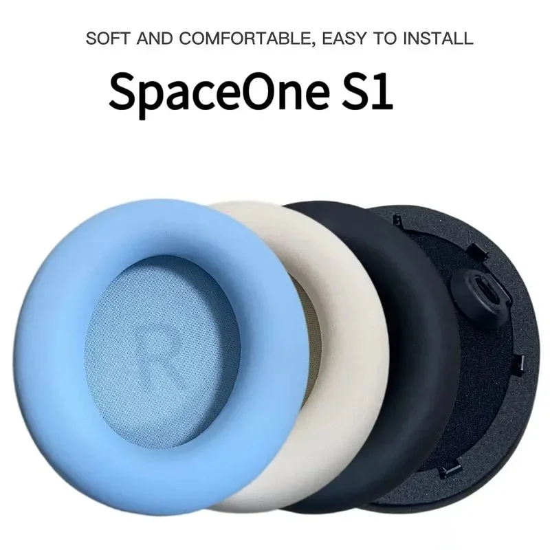 Replacement Foam Sponge Ear Pads Suitable for Anker Soundcore Space One S1 Headset Earpads Earmuff Headset Accessories