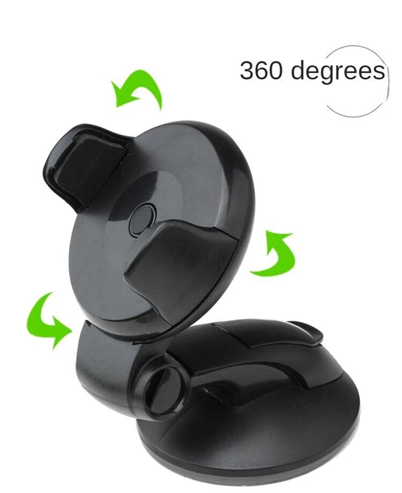 Car Phone Mini Suction Cup Navigation Bracket Car Phone Bracket Home Desk Mount Windscreen Suction Cup Holder Rotate 360°