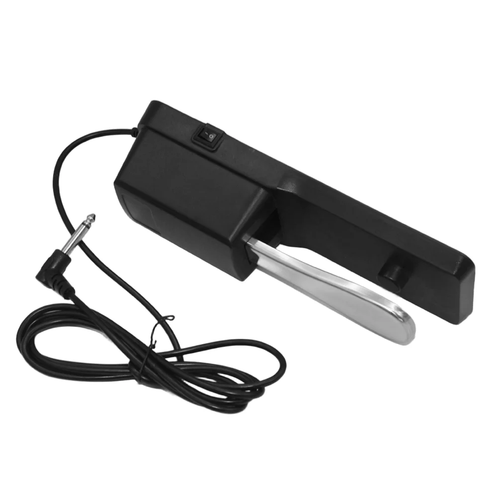 Sustain Pedal Iron Sheet Board Damper Foot Pedal for Electronic Keyboards Digital Pianos Synthesizers
