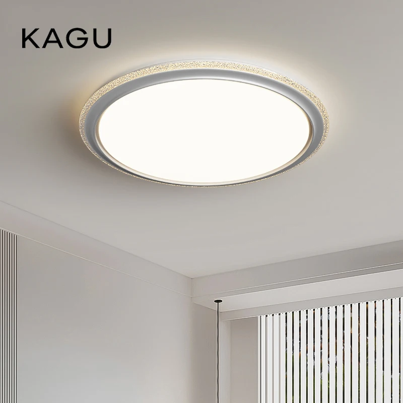 

Modern LED Ceiling Light Circular Metal Living Room Bedroom Study Lighting Ceiling Light Glossy Household Indoor Lighting