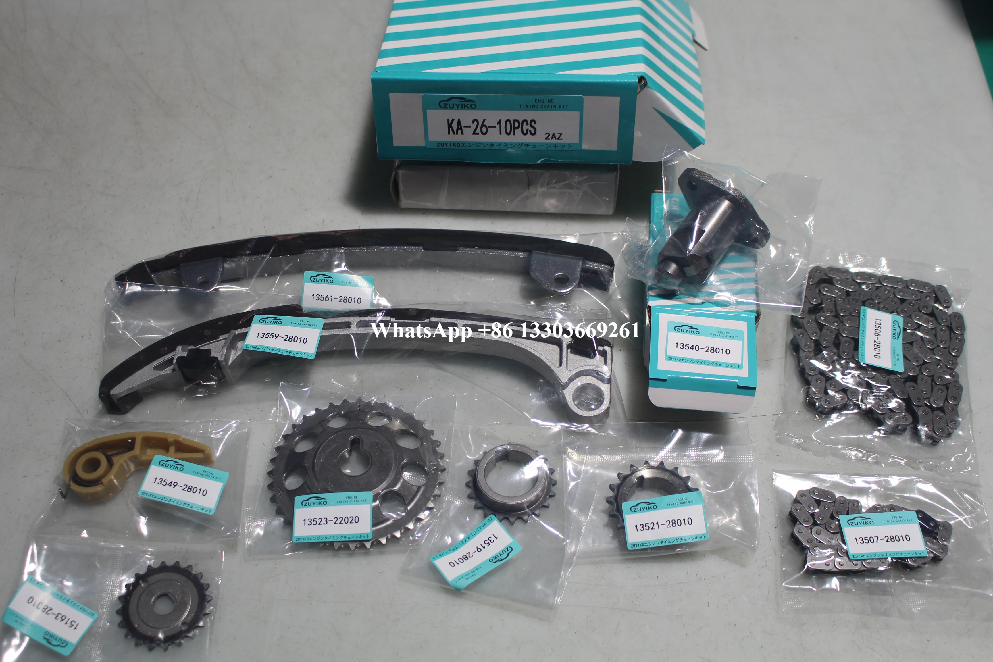 

1AZ-FE 2AZ-FE 1AZ 2AZ TIMING CHAIN KIT FOR TOYOTA 1az-fe 2az-fe 1az 2az engine timing chain set 13506-28010 KA-26-1