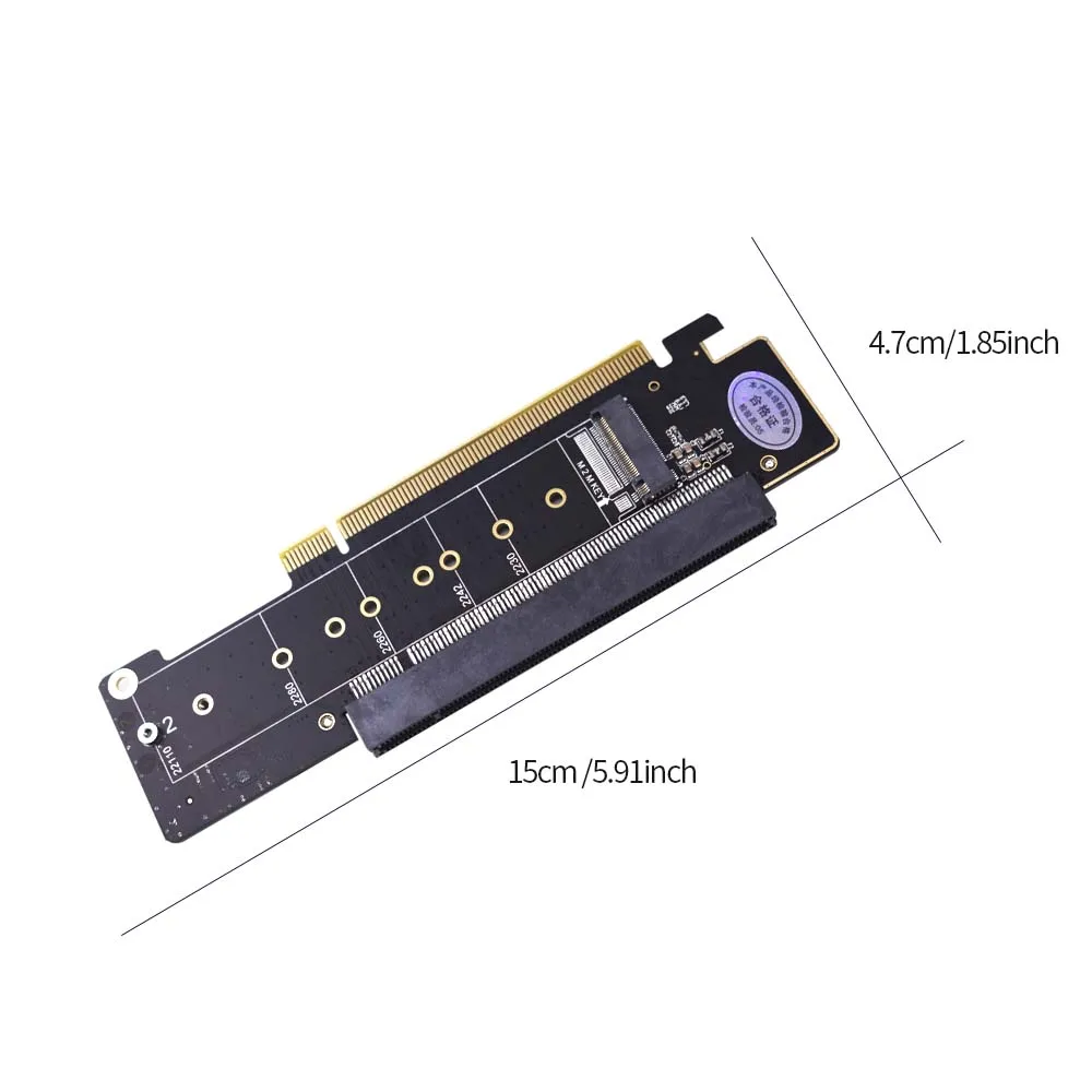 TISHRIC Scheda di espansione divisa Scheda adattatore PCIE 4.0 canali PCIe da X16 a X8 X4 + X4 Supporto scheda divisa Dual M.2 NVMe 2230 22110 SSD
