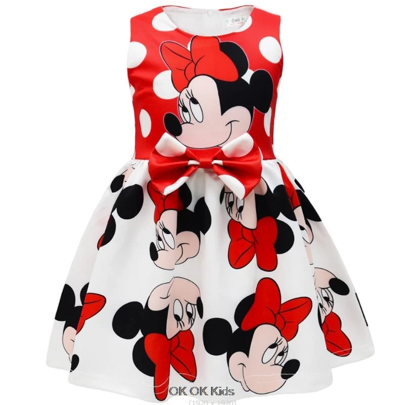 Cosplay Mickey Minnie Costume Girl Dress Girl Fancy Dresses for Halloween Princess Dress Christmas Clothing Spirng And Autumn