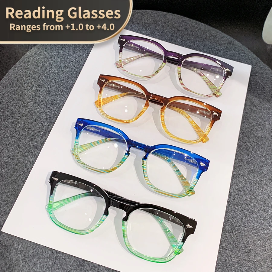Retro-Katzenaugen-Lesebrille für Männer & Frauen - Vintage Klarer PC-Rahmen, +1,0 bis +3,5 Vergrößerung Computer- & Laptop-Zubehör