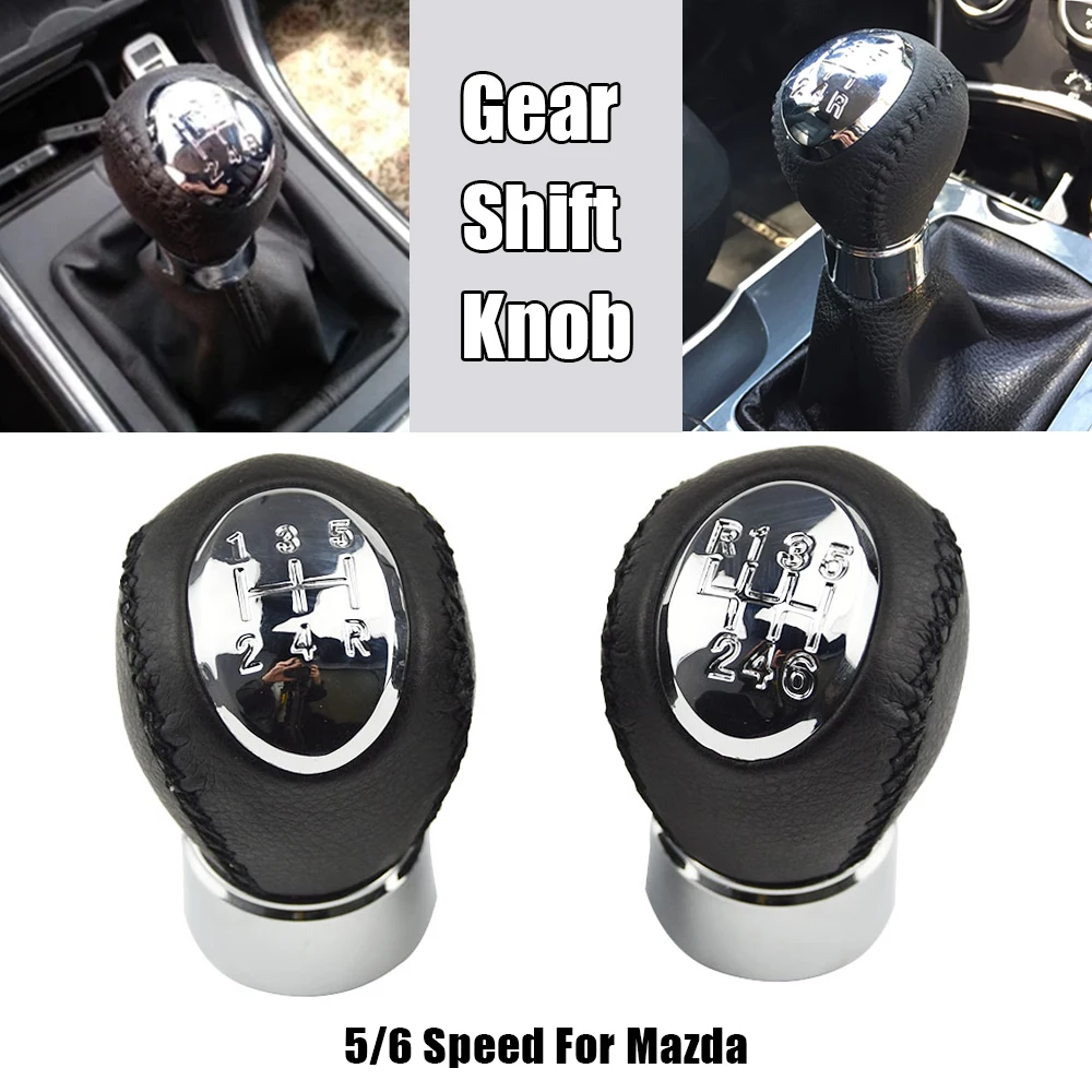 Manual Car Hand Speed Gear Stick Shift Knob For Mazda 6 GG/GY 5 CR 3 BK 323/323F BJ MPV PREMACY CP 626 GF/GW XEDOS 6 RX-8