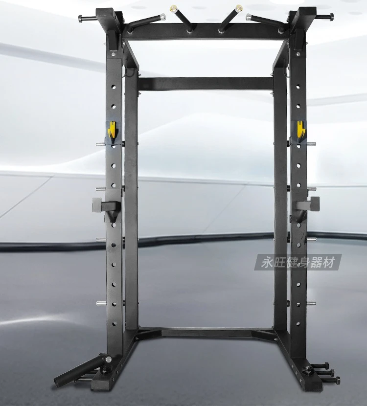 

Commercial Squat Rack with Barbell Gym Studio Squat Bench Press Fitness Equipment Production Factory