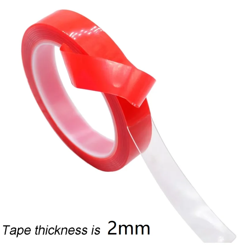 Car Strong Double Sided Adhesive Stickers Tape Nano Transparent Reusable Waterproof Auto Tape Clean Tools Car Protect Sticker
