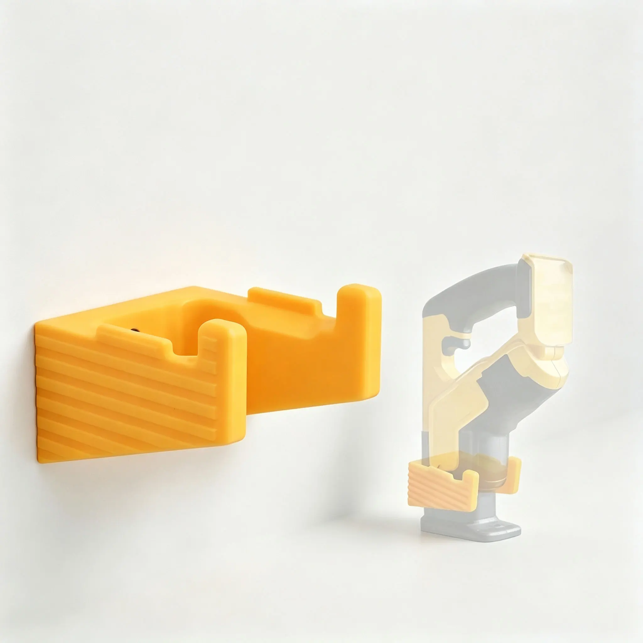 Wall Mount String Trimmer Holder Compatible with Dewalt DCM561 Storage Bracket Garage Shed Garden Workshop Accessories
