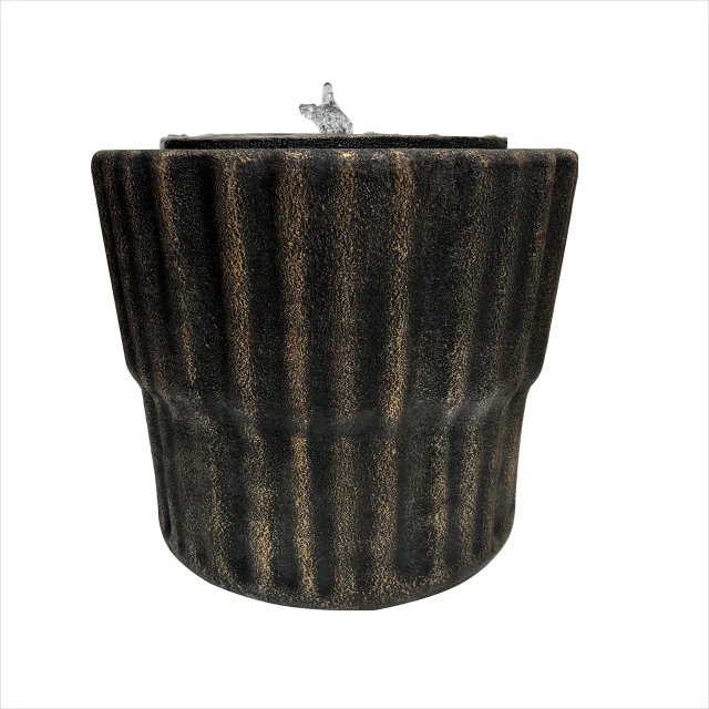 

Solar home outdoor indoor garden decoration led light resin fountain