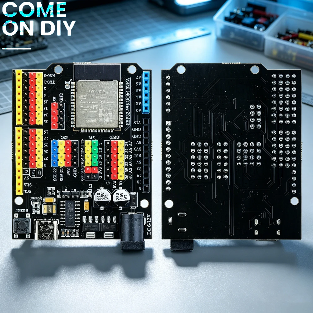 ESP32 Development Board CH340C 24G WiFi Bluetooth Dual Core Microcontroller for Arduino Mixly Compatible Wireless IoT Module