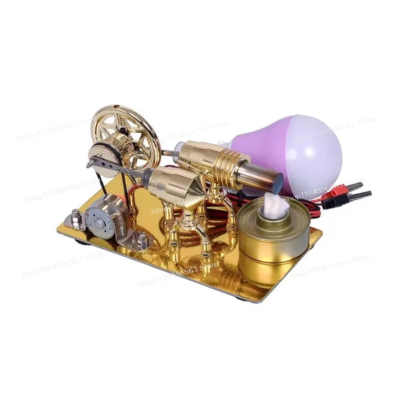 Bulb Color Random Delivery Stirling Engine Generator Steam Engine Physics Experiment Science Toys