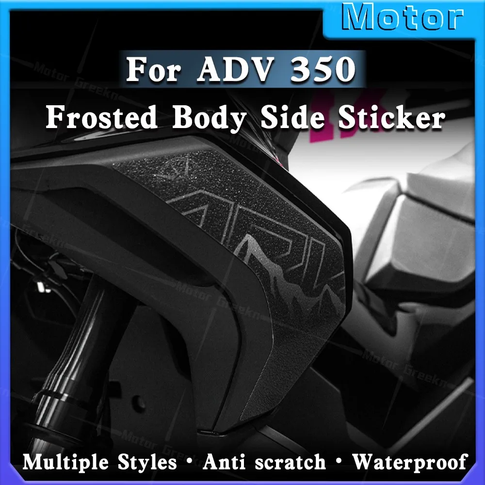 Motorcycle Scooter Side Head Sticker Thick Frosted Protection Decals Anti-Scratch Waterproof For ADV 350 Adv350 350 adv 2025