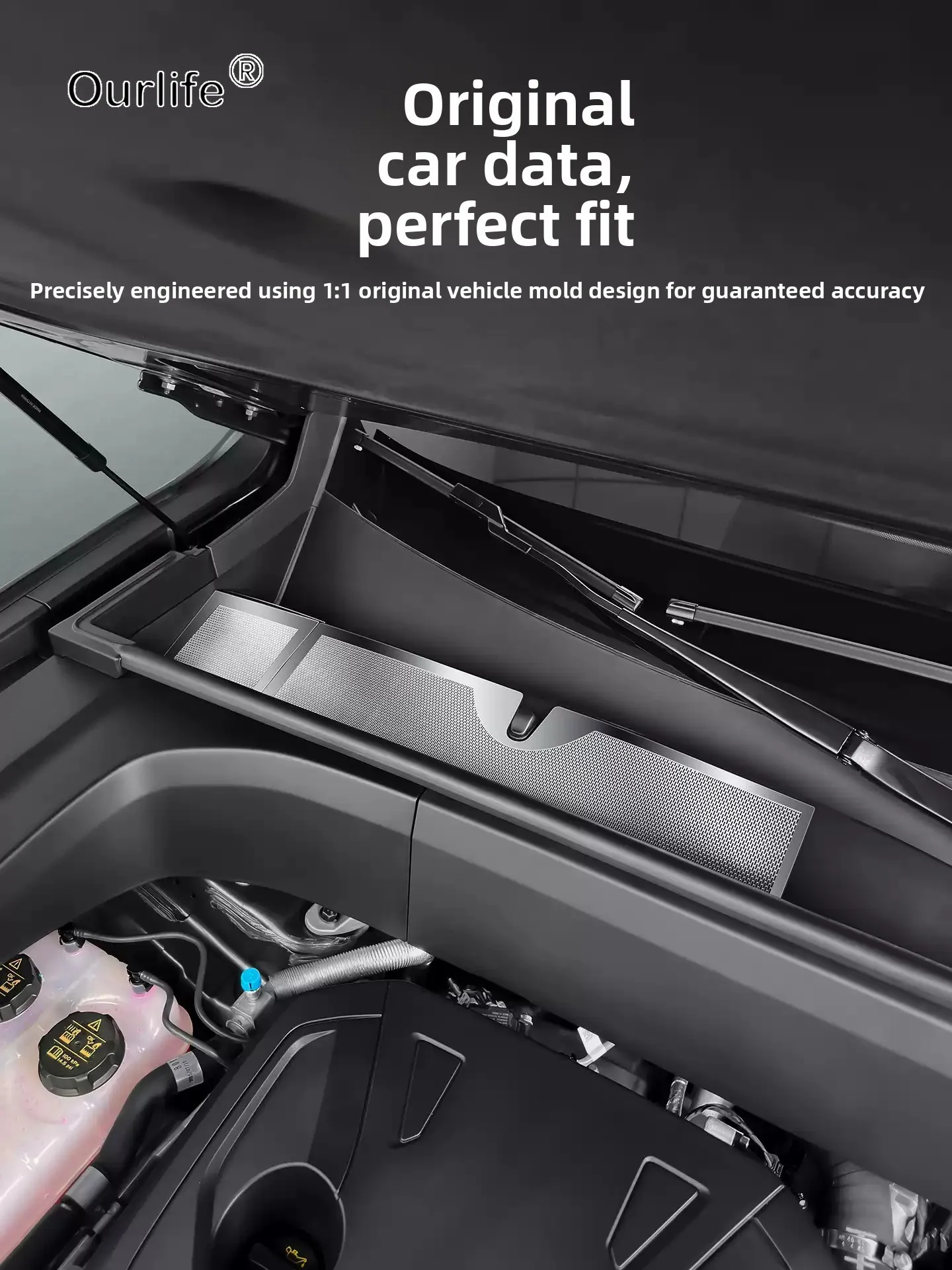 2025 2026 Galaxy M9 Car Interior Modification Front Cover Dust Outlet Cover Stainless Steel Silver Black Decorative Patch