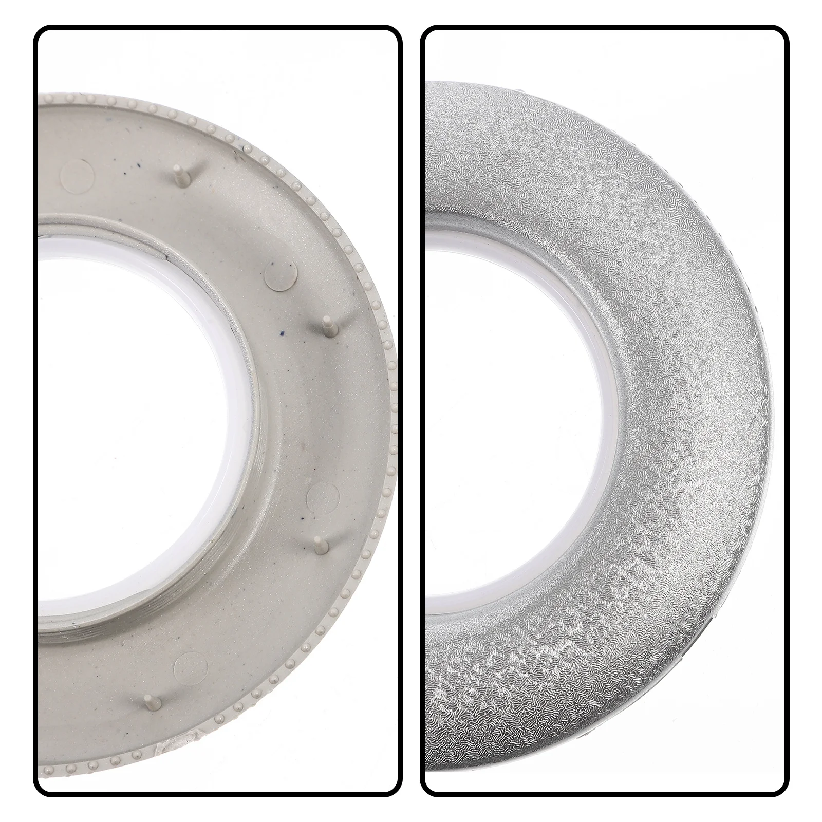 

80Pcs Nanometer Noise Reduction Self Lock Curtain Grommets Plastic Drapery Rings for Curtains Window Accessories