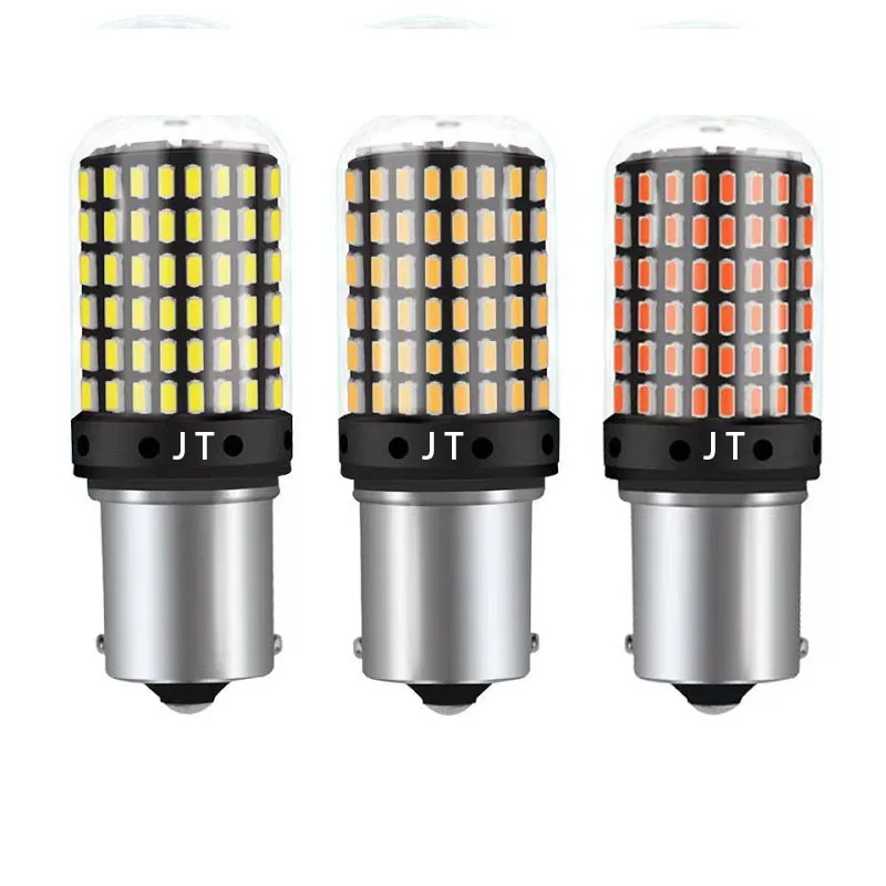 1pcs Canbus S25 1156 BA15S P21W LED Bulbs Backup Reverse Light Daytime Running Lights Brake Turn Signal Lamp Error Free