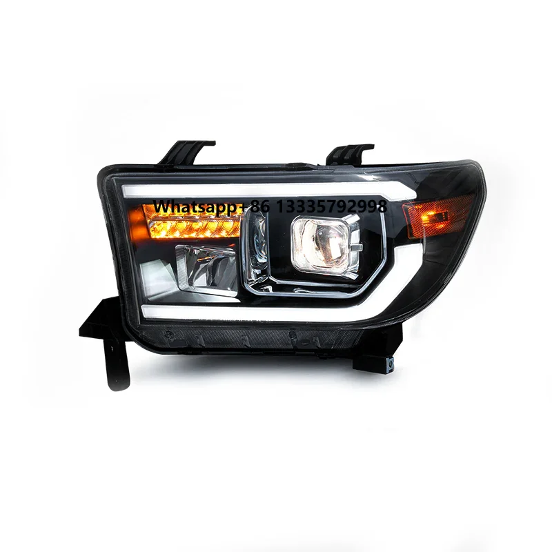 

LED Head Light Headlamp for Toyota’ Tundra 2007 2008 2009 2010 2011 2012 2013 DRL Headlight Front Lights Driving Lamps