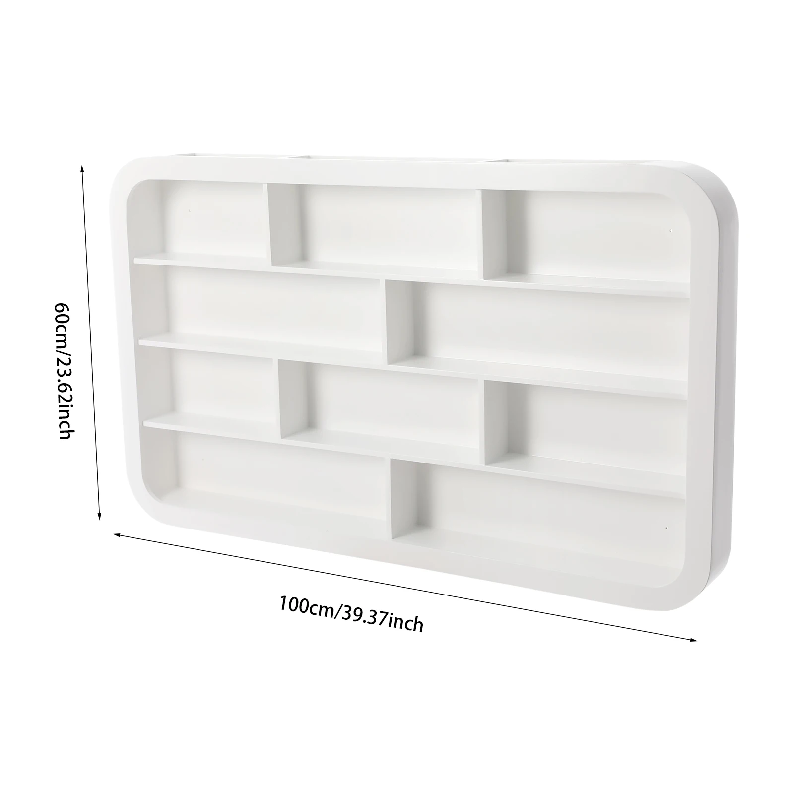 

39.37*23.62in Wall Nail Polish Organizer, Hanging Nail Polish Display Rack, Hanging Wall Nail Polish Organizer for Manicure Shop