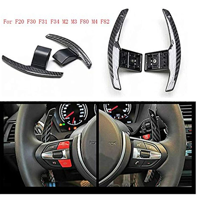 

Car Carbon Fiber Paddle Shift For BMW F36 F21 F22 F32 F30 F02 F80 F11 F06 F20 F23 F10 F12 F26 F15 M3 M4 M5 M6 Glossy Black