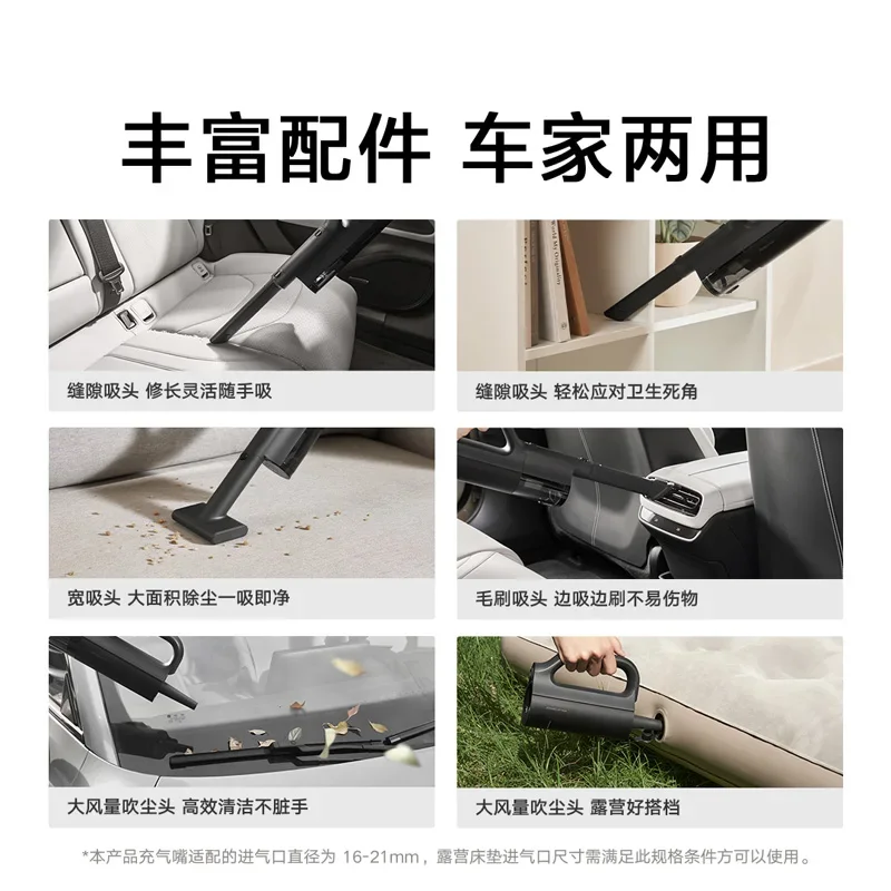 XiaoMi Mi Home Aspirapolvere portatile Forte aspirazione Piccolo portatile per uso domestico in auto