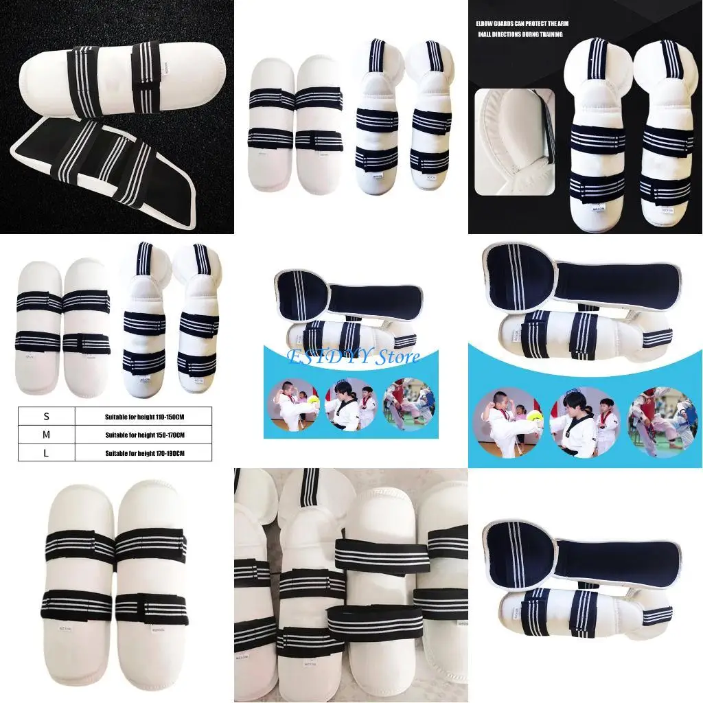 

G6DE Taekwondo Sparring Forearm Leg Protector for Men Women Kid Sparring Boxing