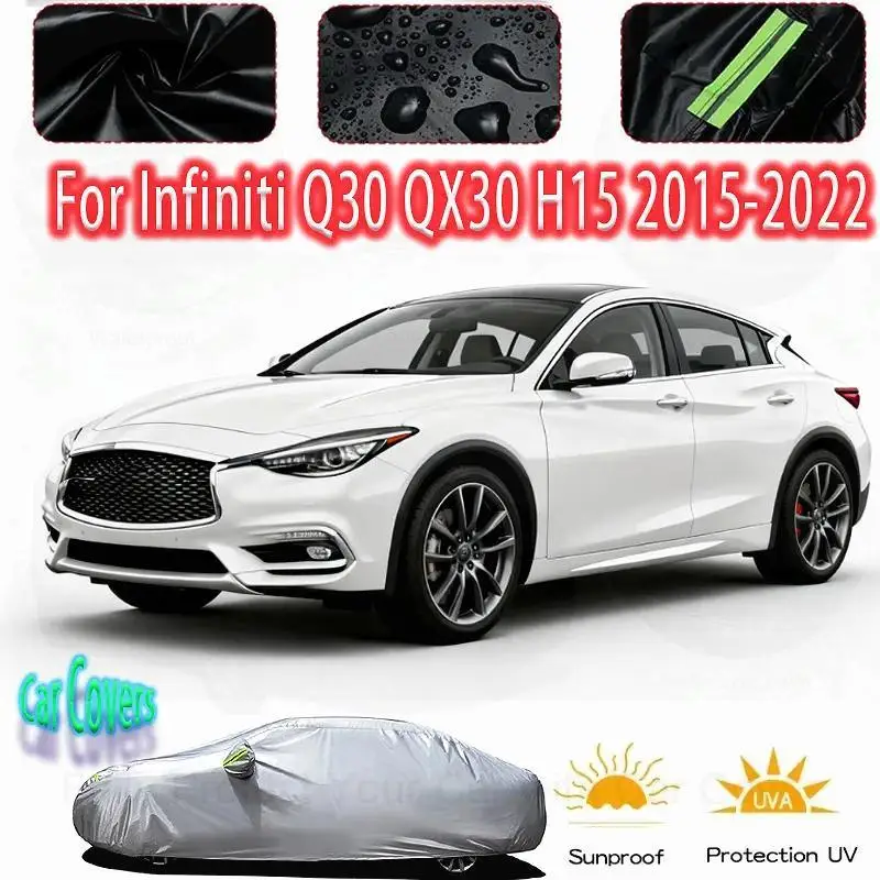 

For Outdoor Protection Waterproof Dustproof Full for Infiniti Q30 QX30 H15 Car Covers