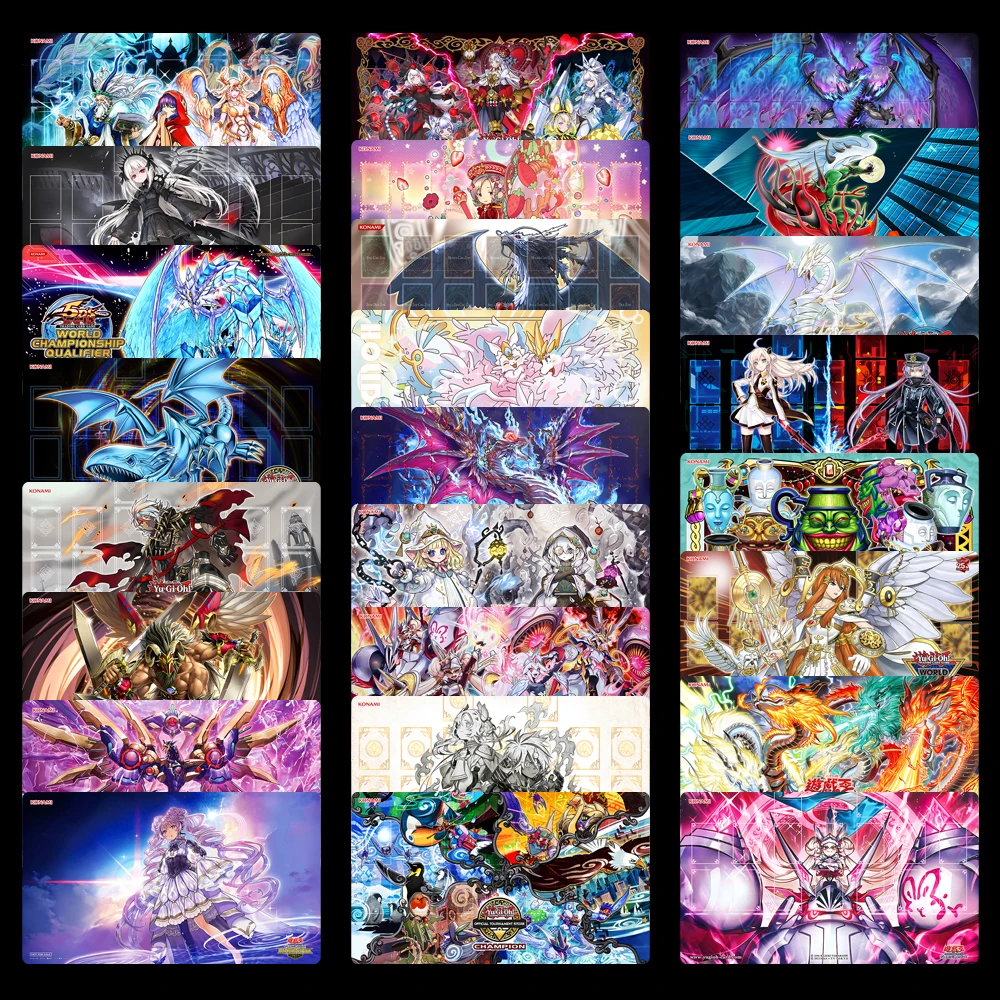 

Yugioh Playmat CCG TCG Playmat Коллекционный коврик для карточных игр Настольный коврик 600x350 мм-02