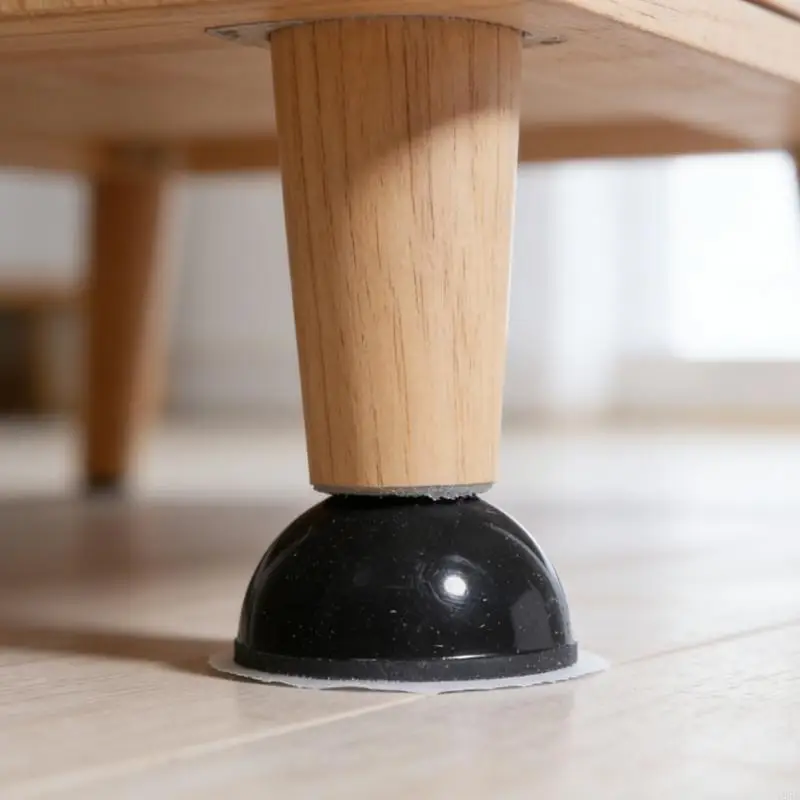 8Pcs Slip Resistant Rubber Half Sphere Base With Strong Adhesive Backing For Electronics Furniture And Home Appliances