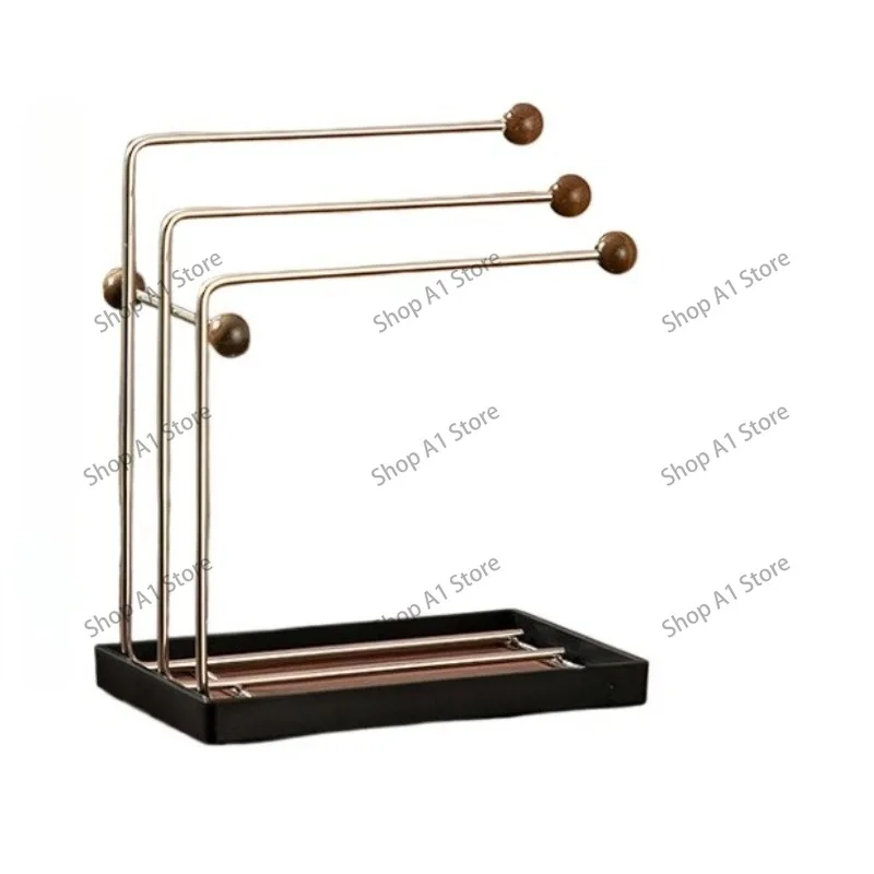 Stainless Steel Narrow Dishcloth & Sponge Drying Rack, Household Kitchen Window Sill Drain Holder