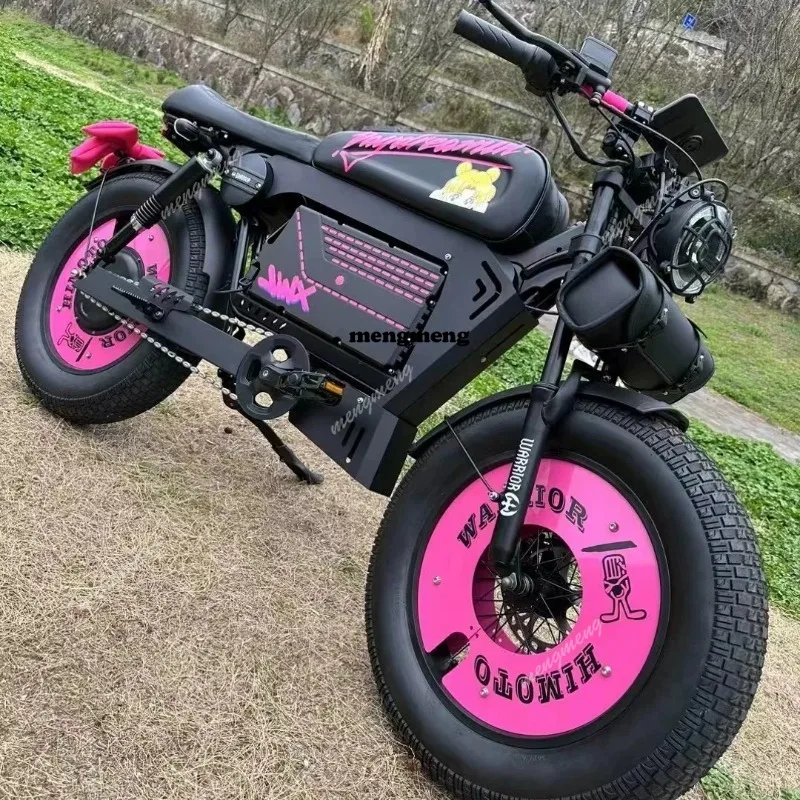 Aluminum Alloy Frame 60V Electric Single Speed City Bike for Bluetooth NFC Rear Hub Motor Integration Lithium Electric Bike