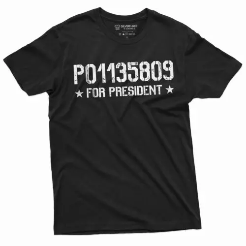 

Men's Trump for President Political T-shirt P01135809 Trump arrest number Tee