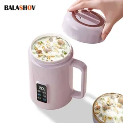 220V /110V Fully Automatic Mini Stew Pot Porridge Pot Household Electric Stew Pot Ceramic BB Soup Porridge Cooker EU/US Plug