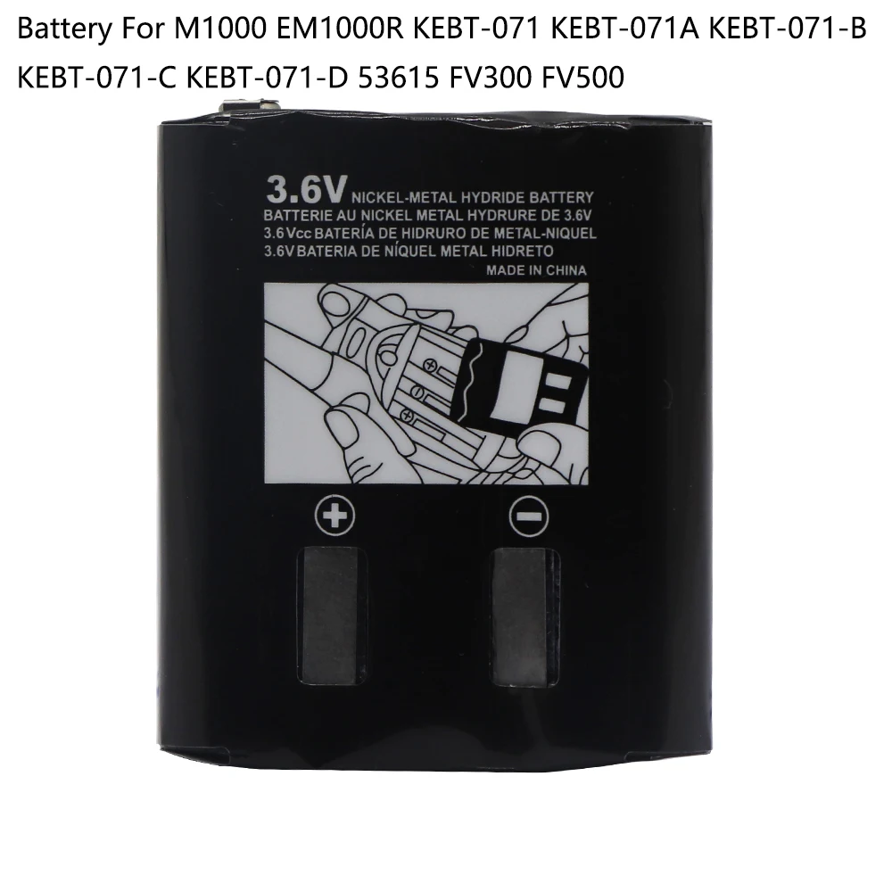 Battery For MOTOROLA EM1000 EM1000R KEBT-071 KEBT-071A KEBT-071-B KEBT-071-C KEBT-071-D 53615 FV300 FV500 3.6V 700mAh battery