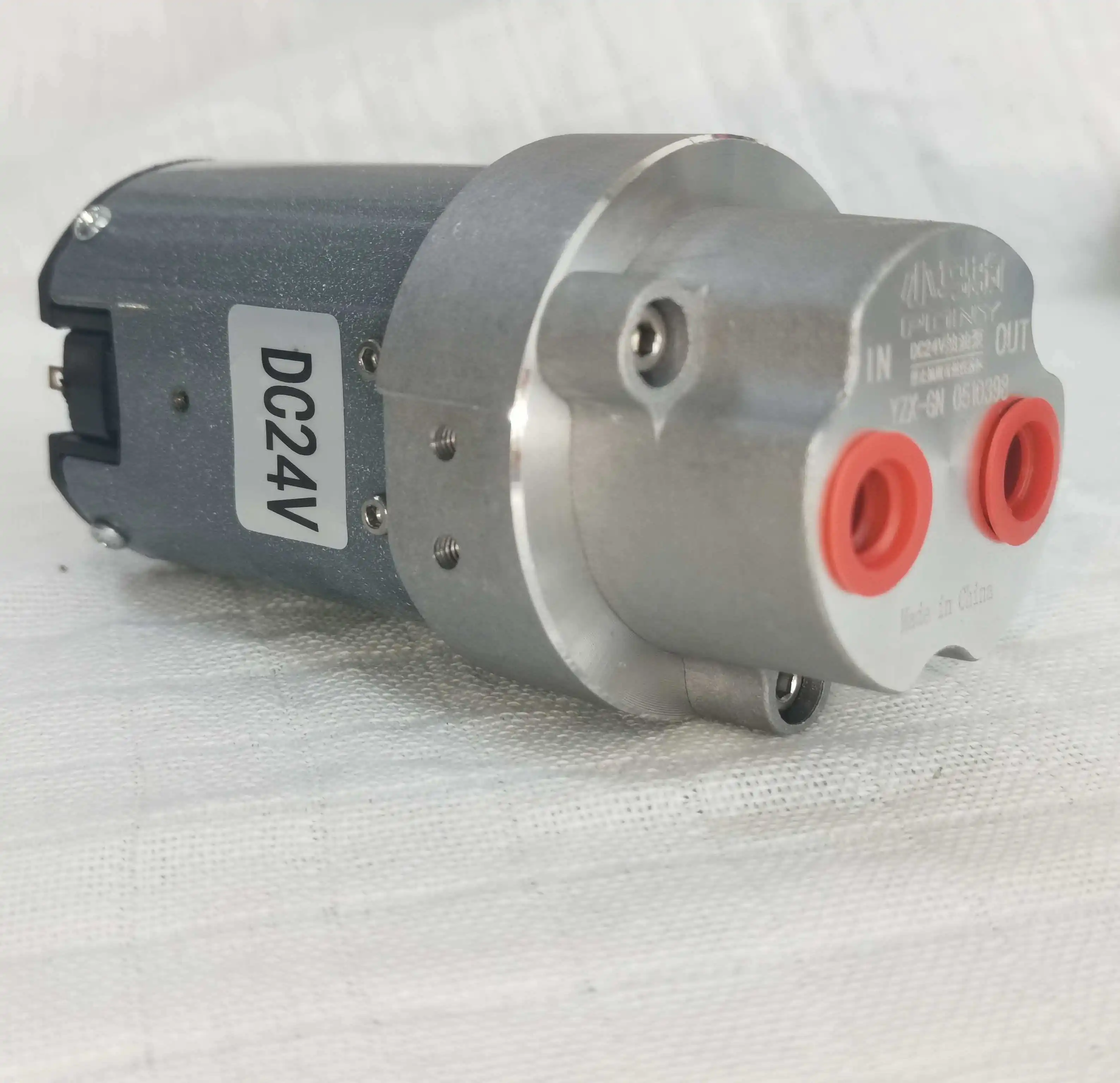 12V/24V DC Oil Pump Aluminum Alloy Micro Self-suction Gear Waster Oil Transfer Pump Cooling Pump