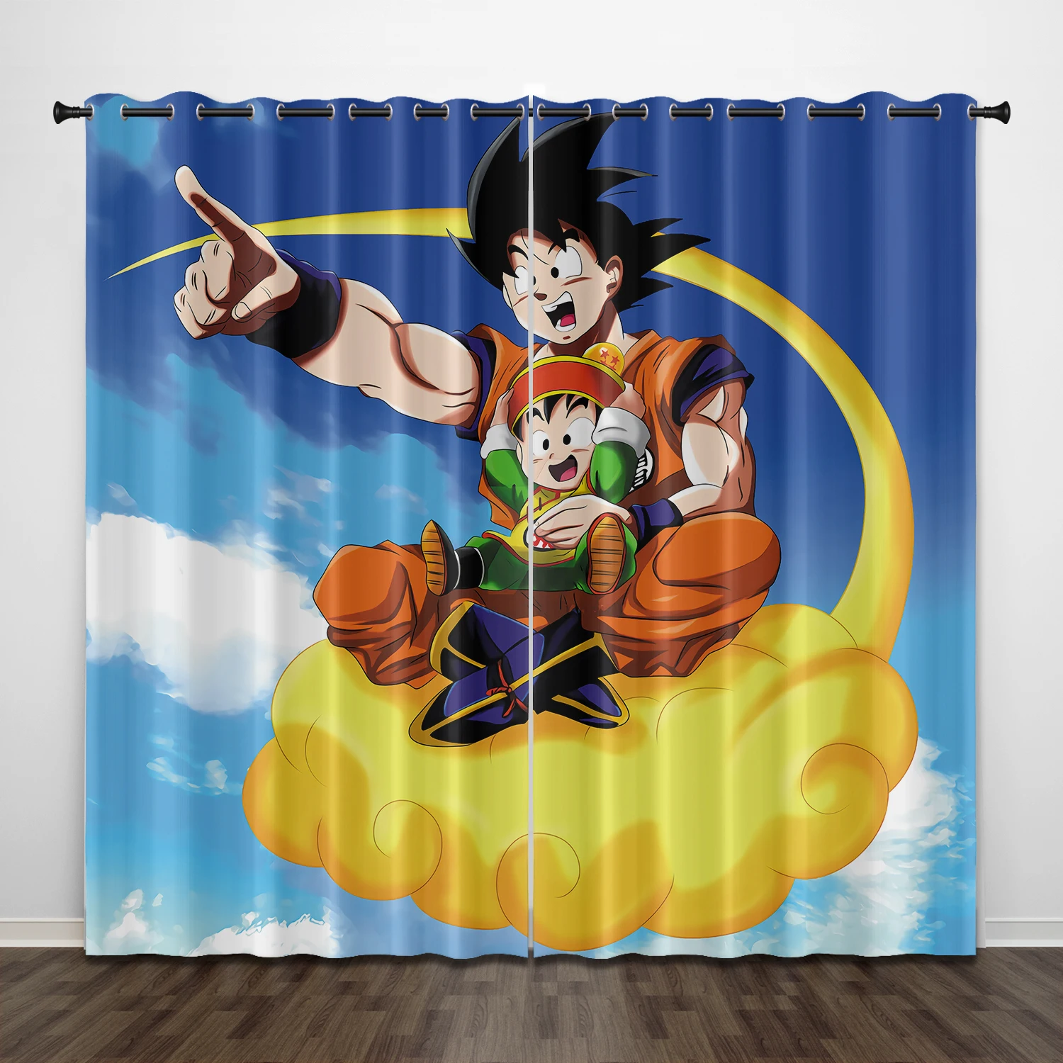 Dragon Ball Home Decor Kitchen Living Room Bedroom Curtains For Blackout Curtains Christmas Gifts 100% polyester