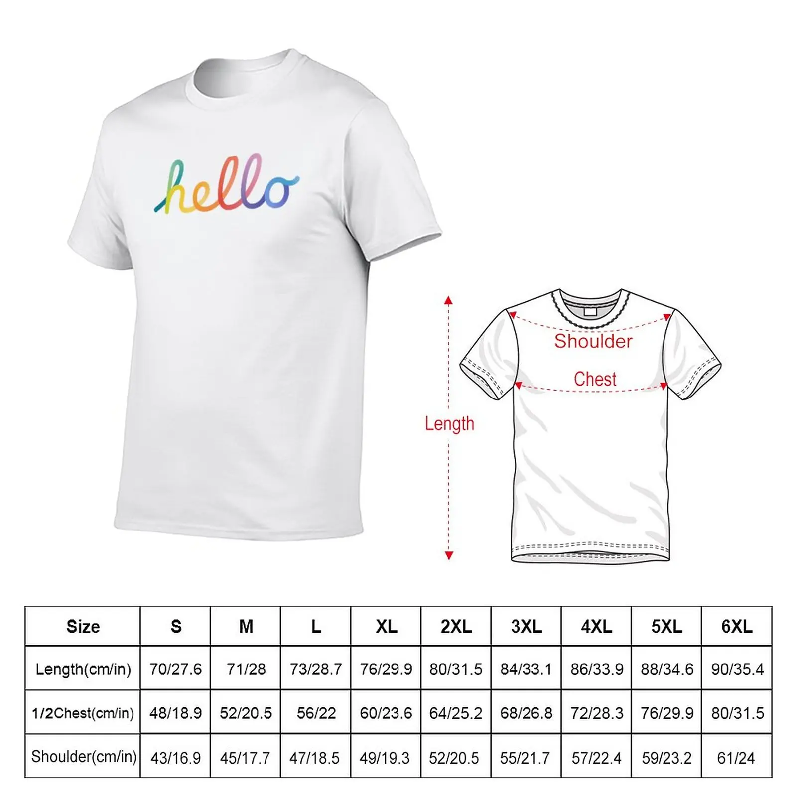 New Hello - Mac Apple Saying Design T-Shirt korean fashion plain t-shirt black t shirts anime t shirt for men