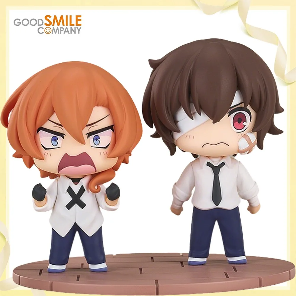 

100% Оригинальная Коллекционная Фигурка Good Smile Company: Дазай Осаму и Накахара Чуя (Аниме, Модель, Декор, Подарок)