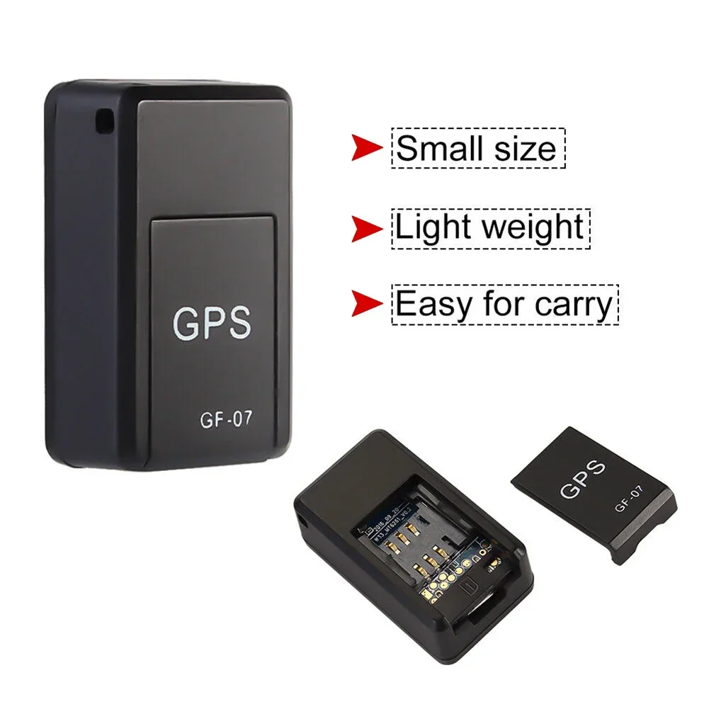 ミニ携帯電話GPSトラッカー,gsm,GPSロケーター,プリズムトラッキングアラーム,サウンドモニター,音声録音,スマート攻撃者,gf07