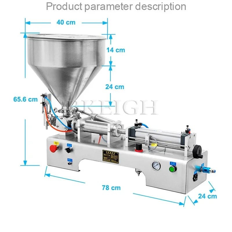 Multi Functional Single Nozzle Filling Machine for Liquids And High Viscosity Pastes 1-5000ml Capacity Industrial Packaging Equi