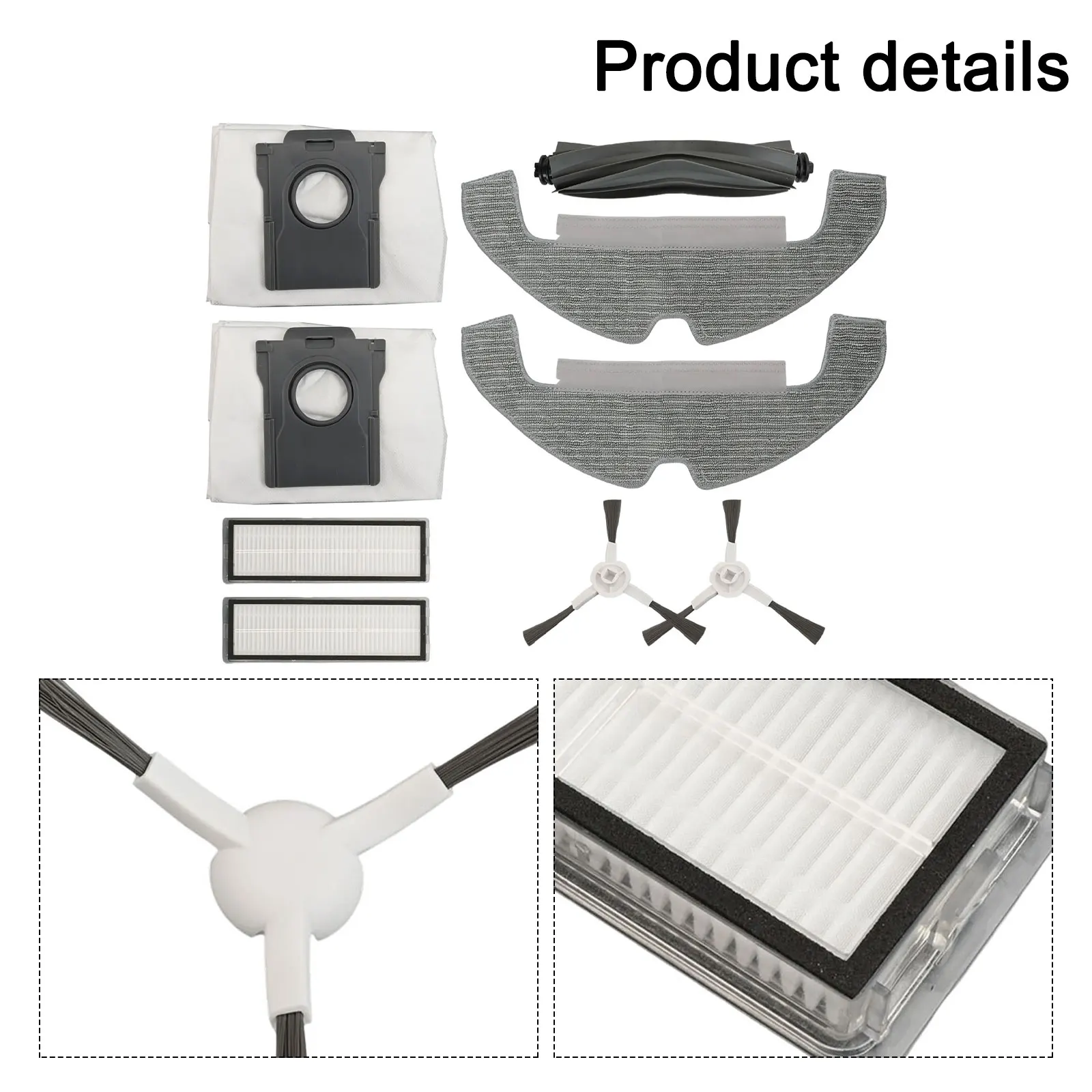As Shown D10 for Plus for Gen 2 Accessories Long Lasting Vacuum Accessories Vacuum Parts Set Easy Installation Accessories