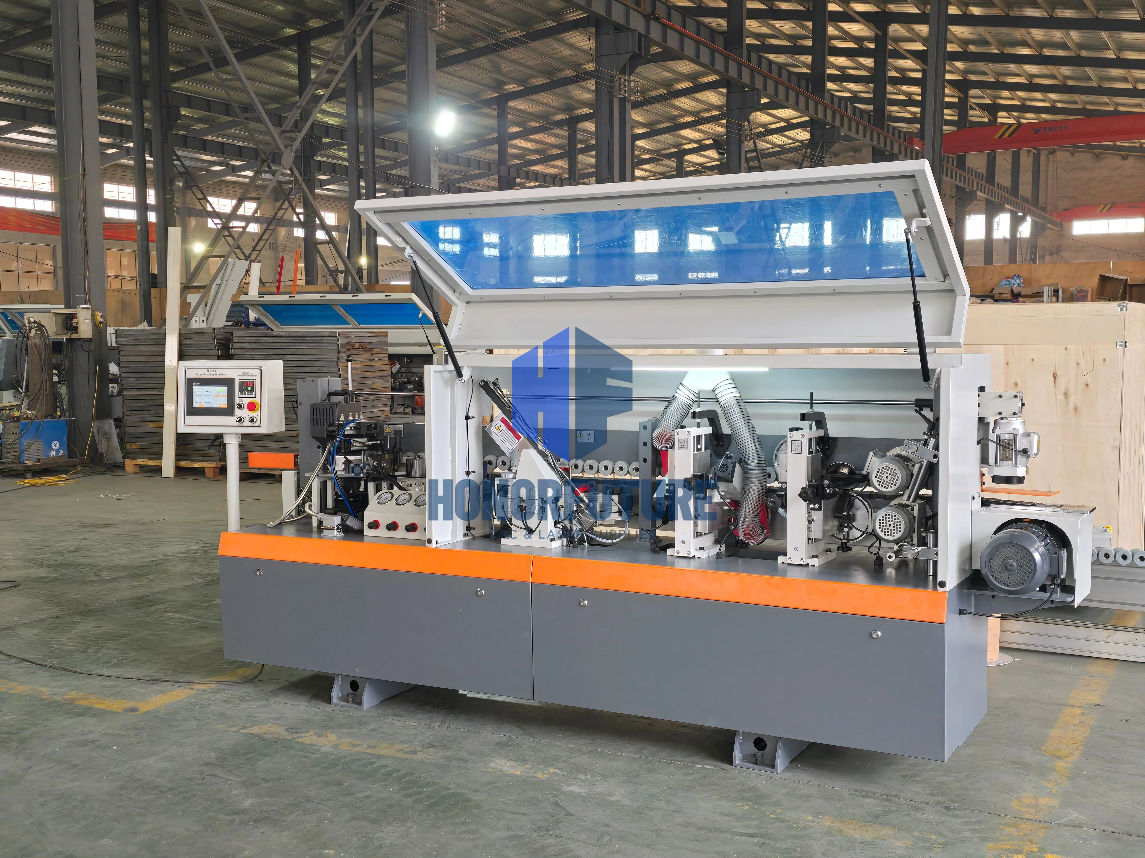 Automatic Edge Bander Machine High Precision for Woodworking Panel Edge Sealing and Furniture Production