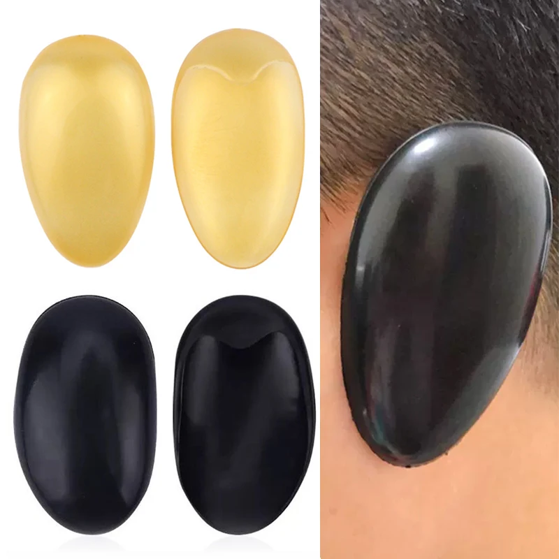 10Pcs Reusable Ear Cover Salon Hairdressing Hair Dyeing Plastic Coloring Bathing Ear Cover Protector Waterproof Earmuffs