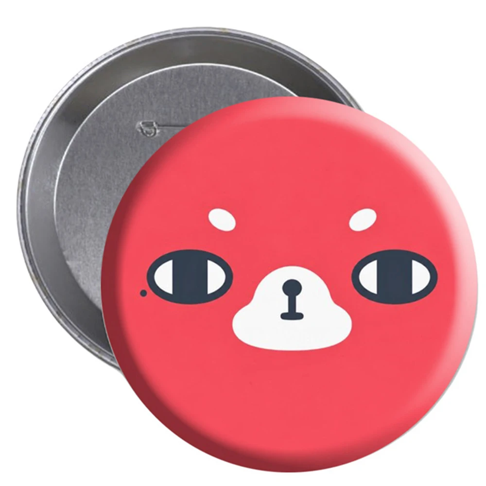 New Fashion AND2BLE Curiosity Cute Expression Photo Print Tinplate Badge Brooches ZHANGHAO YUJIN RICKY Bag Clothes Decor Pins