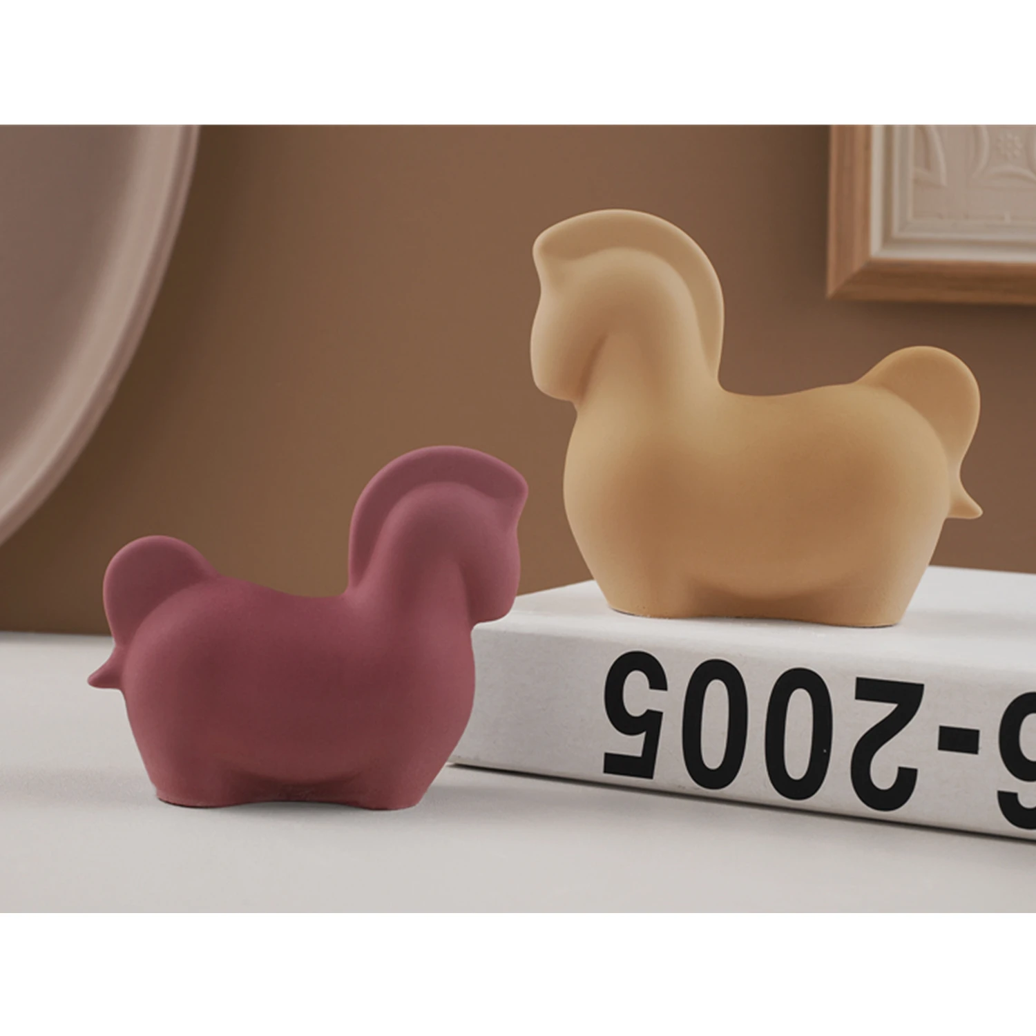 3D Horse Clay Gypsum Plaster Molds Handmade Decoration Craft Art Ornament Concrete Cement Mould Pony Candle Silicone Resin Mold