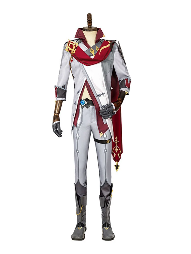 Anime Game Genshin Impact Tartaglia Handsome Cosplay Costume Uniform Halloween Carnival Party Role Play Outfit Full Set 2023 image 5