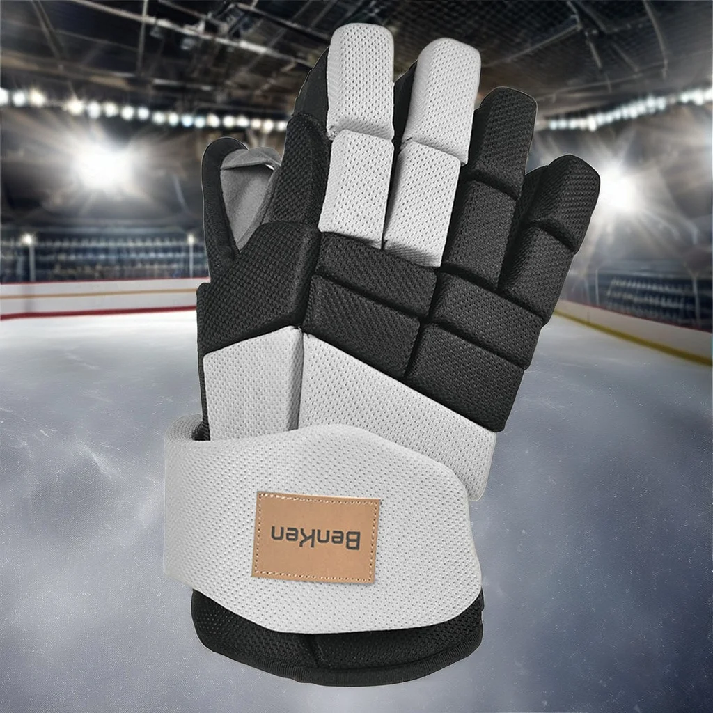 Benken Professional Style Youth Ice Hockey Gloves Gear Sports Equipment for Lacrosse & Ice Hockey