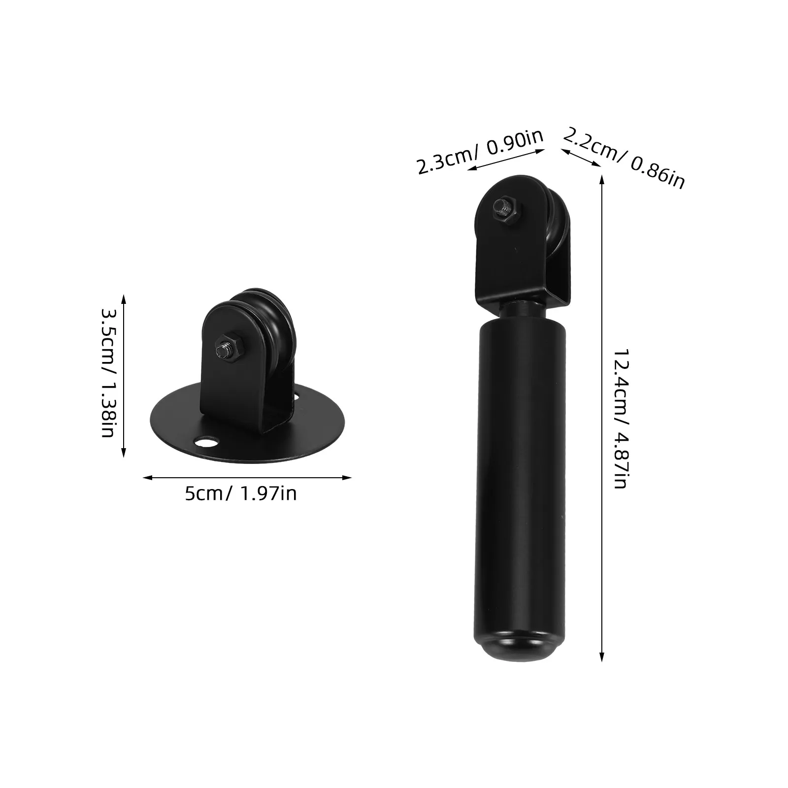 2Set Ceiling Pulley for Pendant Duty Adjustable Hanging Light Suspension System Steel Cable Holder for Lamp Fixtures