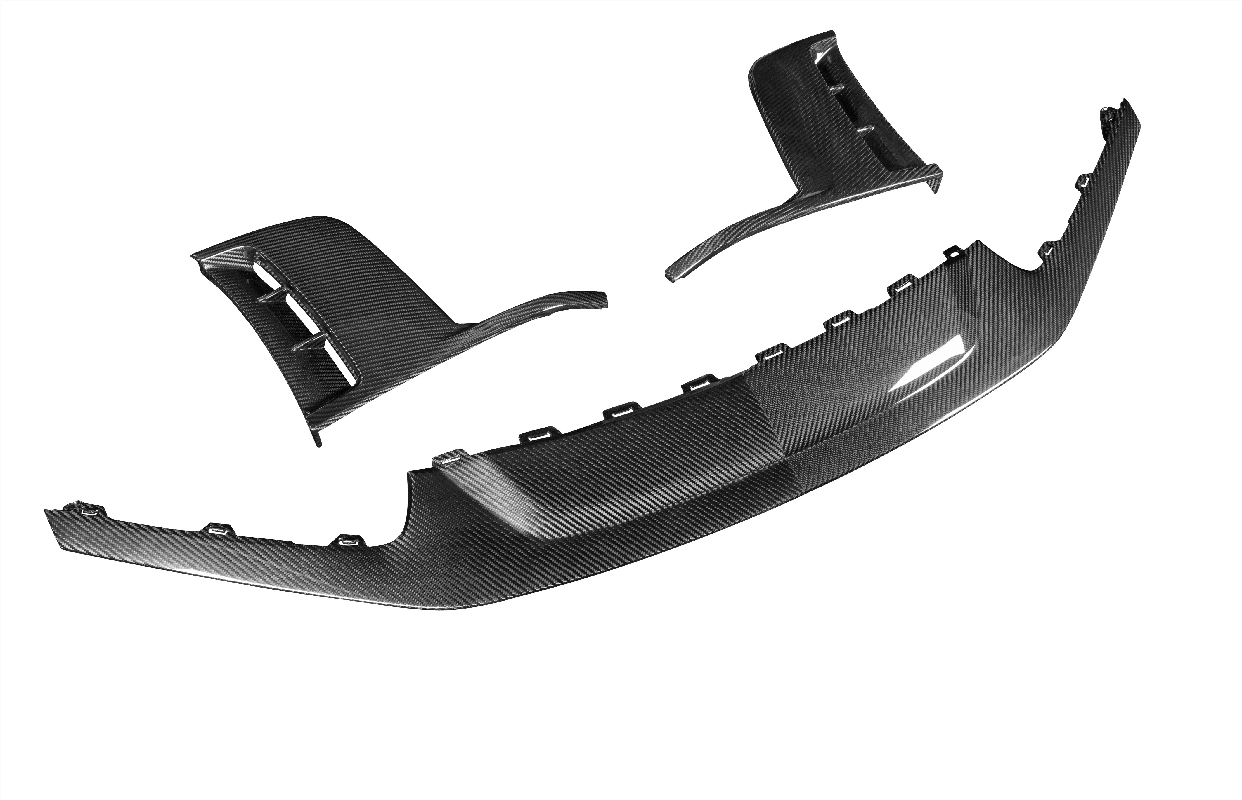 

KM High Quality Carbon Fiber Car Front Lip RS Accessory for 718 (982/982C) for Premium Car Bumpers