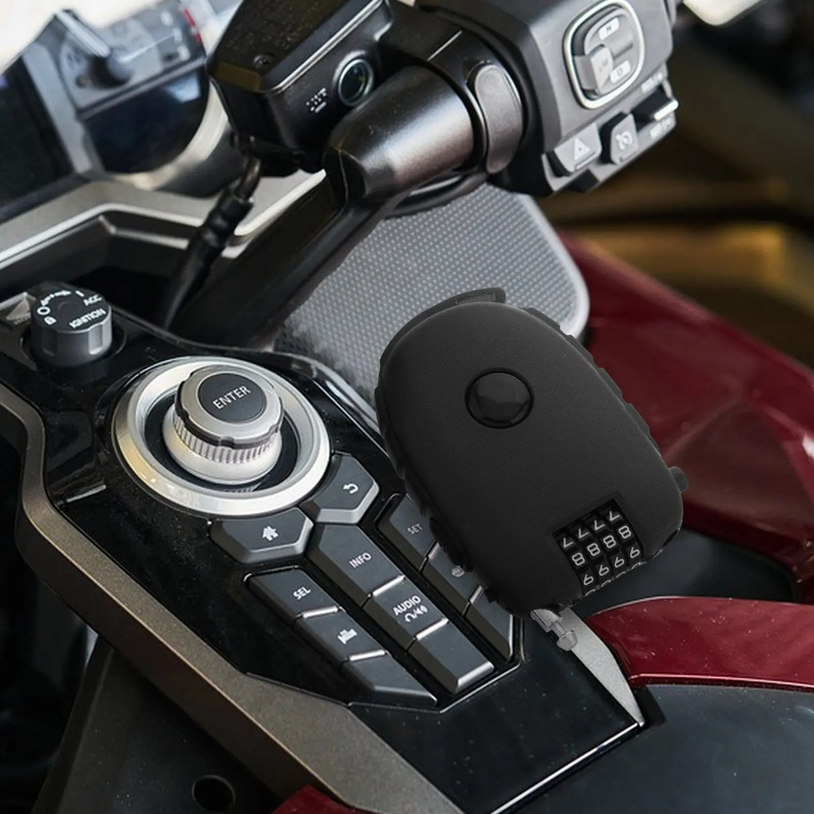 

2Pcs Portable Stretchable Steel Cable Lock Lightweight Retractable Security Password Lock for Stroller Luggage Quick