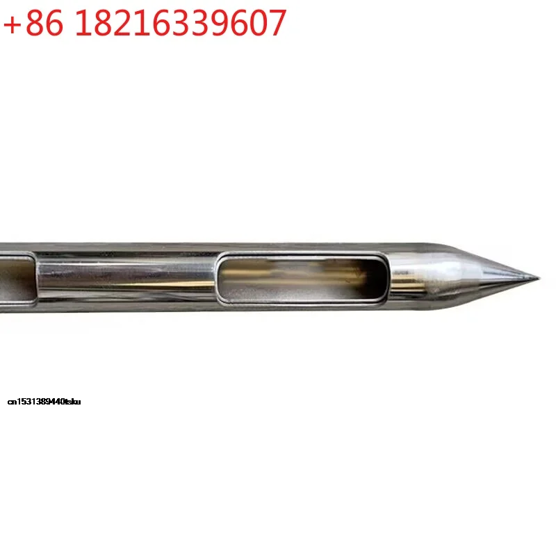 Yao2025 Useful 304 Stainless Steel Double-layer Rotating Powder Sampling Tube Cement / Solid Sampler