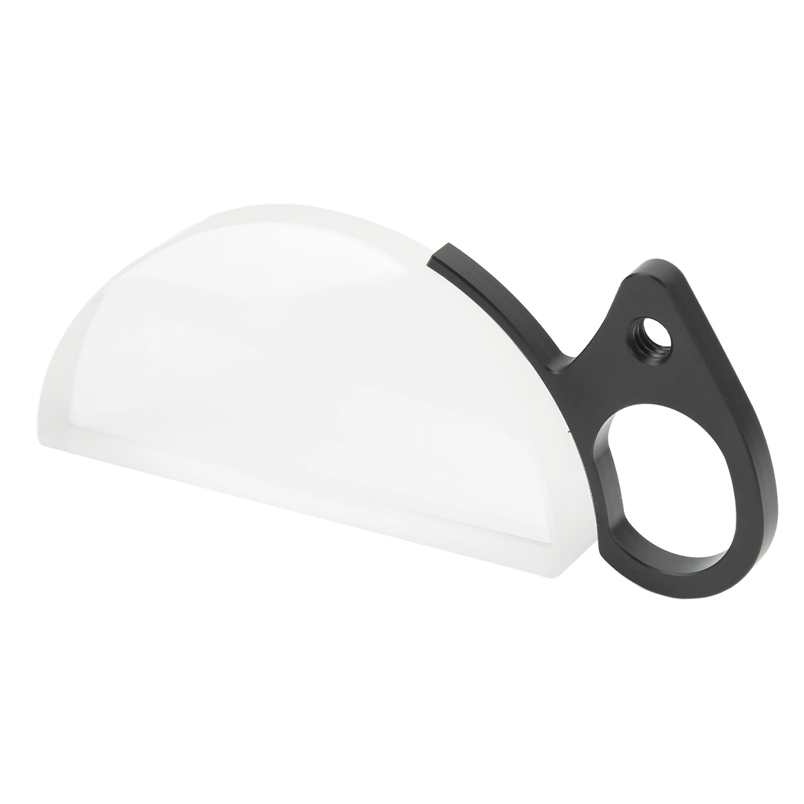 80mm Camera Lens Prism Optical Glass Handheld Special Effect Filter Half Moon Photography Accessories new